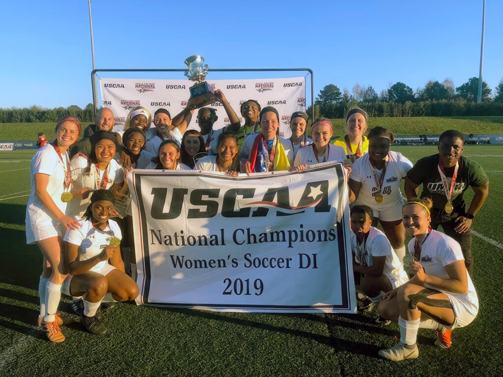 The 2019 USCAA Division 1 Women's Soccer National Champions.