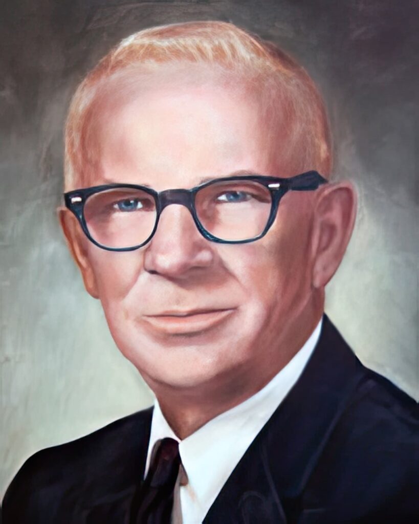 painting of Floyd "Red" Powell