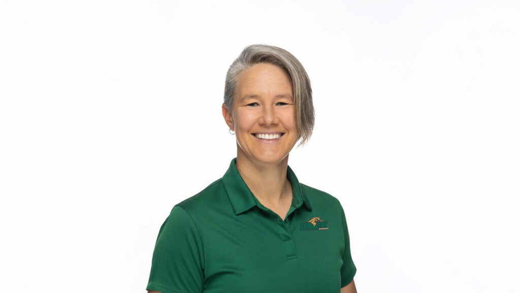 headshot of Athletic Director Becky Carlson
